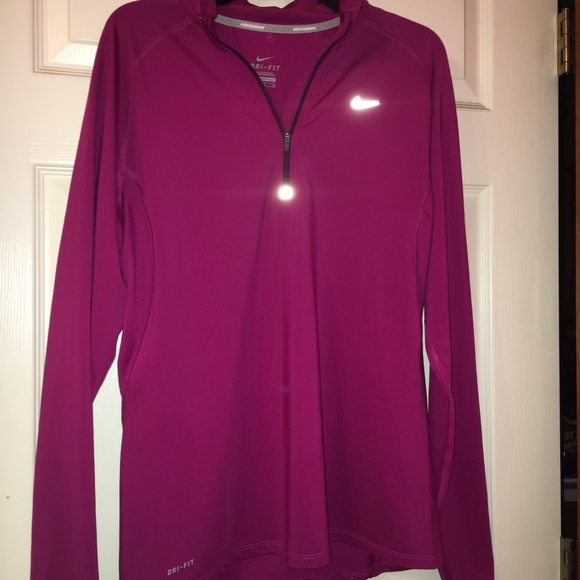 Pink Nike quarterzip Dry-fit jacket size XL - Picture 1 of 2